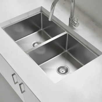 32/33-Inch Stainless Steel Undermount Double Bowl Sink