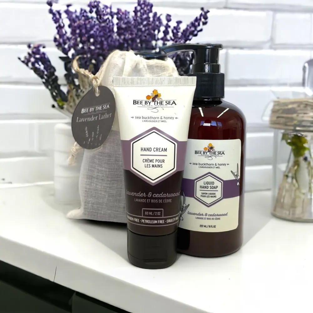 Bee By The Sea Hand Care Gift Set – Lavender Cedarwood