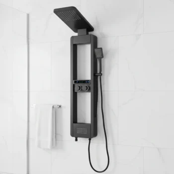 Luxury Shower Panel Tower Stainless Steel with LED Screen