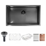 Single-Black-Memo-Sink-32x-18×9.5-With-a-Drain-Grid-ZM-Home-Supplies-Featured.webp