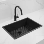 Single Bowl Black Memo Technology Kitchen Sink 23”x 18”x9.5”