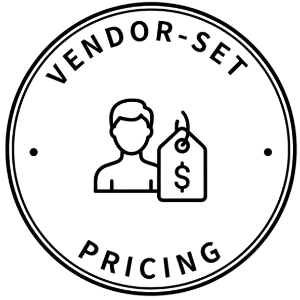 Vendor Set Pricing Badge